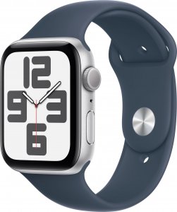Smartwatch Apple Watch Apple Watch SE2 (2023) V2 GPS 44mm Silver Aluminium Case with Sport Band S/M - Storm Blue EU 1