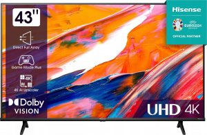 Telewizor Hisense Telewizor Hisense 43E61KT 43" LED 4K Ultra HD Smart TV VIDAA DVB-T2 DTS 1