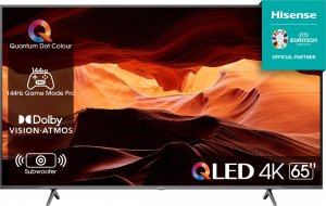 Telewizor Hisense Telewizor Hisense 65E7KQ PRO 65" QLED 4K UHD 144 Hz HDMI 2.1 DVB-T2 Szary 1