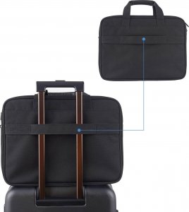 Torba KROSER KROSER Biznesowa torba na laptopa 17,3" rozszerzana pojemna teczka na ramię 4