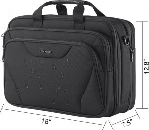 Torba KROSER KROSER Biznesowa torba na laptopa 17,3" wodoodporna duża teczka na ramię 6