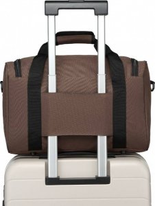 Kono KONO Brązowa Torba podróżna kabinowa do samolotu RYANAIR 40x20x25 6
