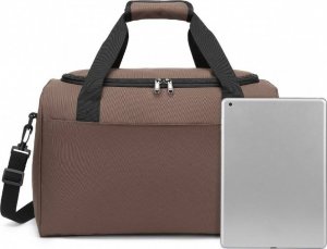 Kono KONO Brązowa Torba podróżna kabinowa do samolotu RYANAIR 40x20x25 7