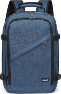 Plecak turystyczny Kono KONO Plecak podróżny kabinowy do samolotu RYANAIR 40x20x25 niebieski 2
