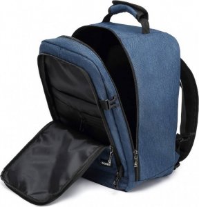 Plecak turystyczny Kono KONO Plecak podróżny kabinowy do samolotu RYANAIR 40x20x25 niebieski 3