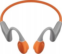 Słuchawki QCY T25 szaro-pomarańczowe 1