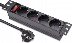 Listwa zasilająca Qoltec przeciwprzepięciowa 4 gniazda 1.8 m czarna (54603) 6