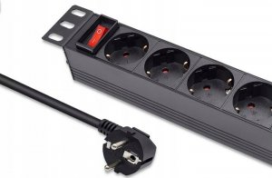 Listwa zasilająca Qoltec przeciwprzepięciowa 4 gniazda 1.8 m czarna (54603) 8