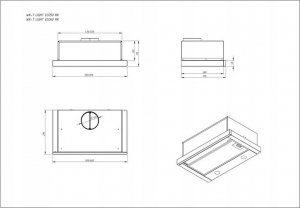 Okap Akpo Okap teleskopowy WK7 Light Eco* RK60 czarny 3