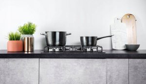 Płyta grzewcza Hotpoint-Ariston Płyta gazowa szklana HAGS62FBK 3