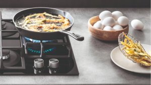 Płyta grzewcza Hotpoint-Ariston Płyta gazowa szklana HAGS62FBK 4