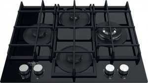 Płyta grzewcza Hotpoint-Ariston Płyta gazowa szklana HAGS62FBK 8