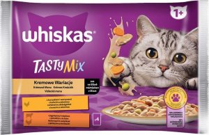 Whiskas Whiskas Karma dla kota w saszetkach Tasty Mix kremowe wariacje 4 x 85 g 1
