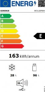 Lodówka Gorenje RF212EPW4 4