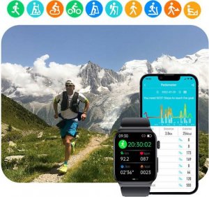 Smartwatch Active Band E500 Czarny 14