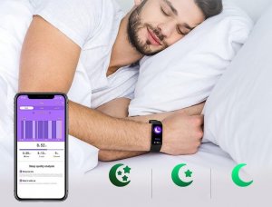 Smartwatch Active Band C80 Fioletowy 18