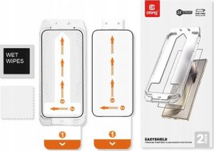 Crong Szkło hartowane EasyShield 2-Pack - Samsung Galaxy S24 Ultra (2 sztuki) 3