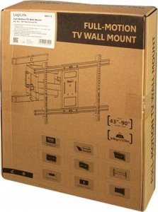 LogiLink LOGILINK BP0115 TV Wall mount 43-90inch tilt +3-15 swievel +-60 428mm 2