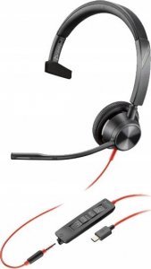 Słuchawki HP HP Poly Blackwire 3315 Monaural USB-C Headset +3.5mm Plug +USB-C/A Adapter 1