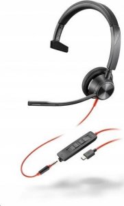 Słuchawki HP HP Poly Blackwire 3315 Monaural USB-C Headset +3.5mm Plug +USB-C/A Adapter 3
