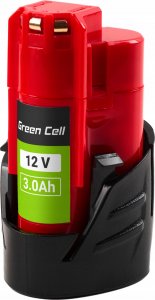 Green Cell Bateria do Milwaukee M12 12V 3Ah zamiennik M12 B3 4932451388 1