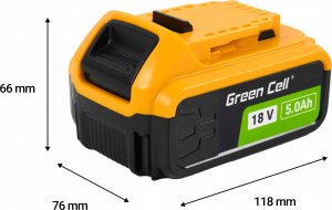 Green Cell Bateria do DeWalt XR 18V 5Ah zamiennik XR DCB184 7