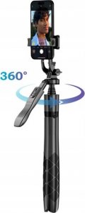 Selfie stick Crong SelfieGo Ultra Aluminiowy selfie stick Bluetooth tripod (33-157,5cm) 5