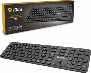 Klawiatura Yenkee Klawiatura bezprzewodowa Ego Dual 2.4G + BT1 + BT2 11