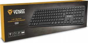 Klawiatura Yenkee Klawiatura bezprzewodowa Ego Dual 2.4G + BT1 + BT2 9