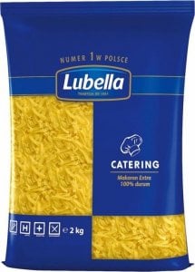 Lubella Lubella Catering Makaron wstążka cięta 2 kg 1
