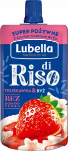 Lubella Lubella di Riso Mus o smaku truskawkowym z ryżem 100 g 1