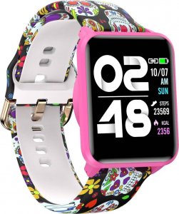 Smartwatch Bemi KIX-M + Słuchawki BT Bemi Tutti Czarno-różowy 4