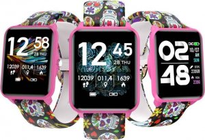 Smartwatch Bemi KIX-M + Słuchawki BT Bemi Tutti Czarno-różowy 6