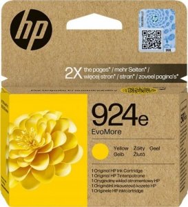 HP HP INC Atrament HP 924e EvoMore Yellow Original Ink Cart 1