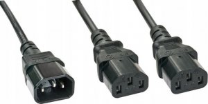 Lindy CABLE POWER C14 TO 2 X C13/1M 30363 LINDY - Kabel