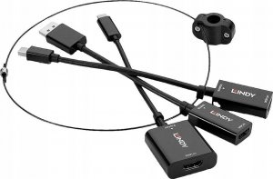 Adapter USB Lindy I/O CONVERTER HDMI TO DP/38304 LINDY 3
