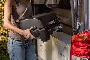 Campingaz Tour & Grill CV Plus Grill turystyczny gazowy 2.4 kW 25.5 cm x 47 cm 10