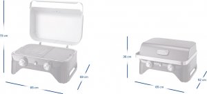 Campingaz Attitude 2100 LX Grill ogrodowy gazowy 5 kW 58 cm x 36 cm 11