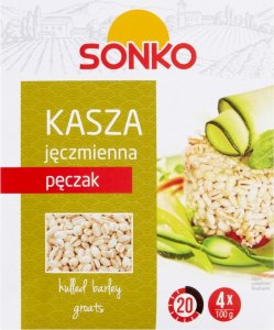 SONKO Sonko Kasza jęczmienna pęczak 400 g (4 x 100 g) 1