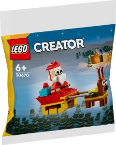 LEGO Creator Przejażdżka saniami Świętego Mikołaja (30670) 1