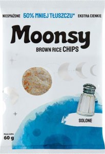 Eurowafle Moonsy Ryżowe wafle ekspandowane solone 60 g 1