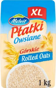 Melvit Melvit Płatki owsiane górskie XL 1 kg 1