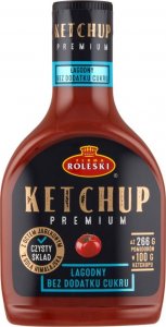 Roleski Firma Roleski Ketchup Premium łagodny bez dodatku cukru 425 g 1