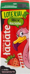 Łaciate Łaciate Mleko UHT o smaku truskawkowym 200 ml 1