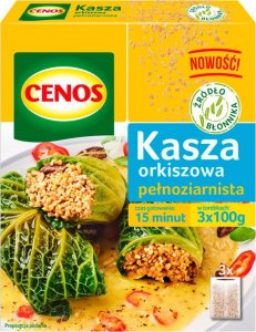 Cenos Cenos Kasza orkiszowa pełnoziarnista 300 g (3 torebki) 1