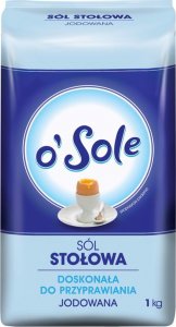 Cenos o'Sole Sól stołowa jodowana 1 kg 1
