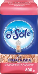 Cenos o'Sole Sól himalajska gruboziarnista jodowana 600 g 1