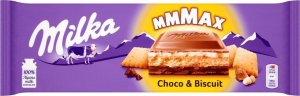 Milka Milka Czekolada mleczna z herbatnikiem i nadzieniem kakaowym 300 g 1