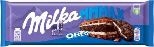 Milka Milka Mmmax Oreo Herbatniki kakaowe i nadzienie mleczne o smaku waniliowym 300 g 1