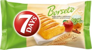 7 DAYS 7 Days Borseto Słodka bułka z nadzieniem jabłkowo-cynamonowym 80 g 1